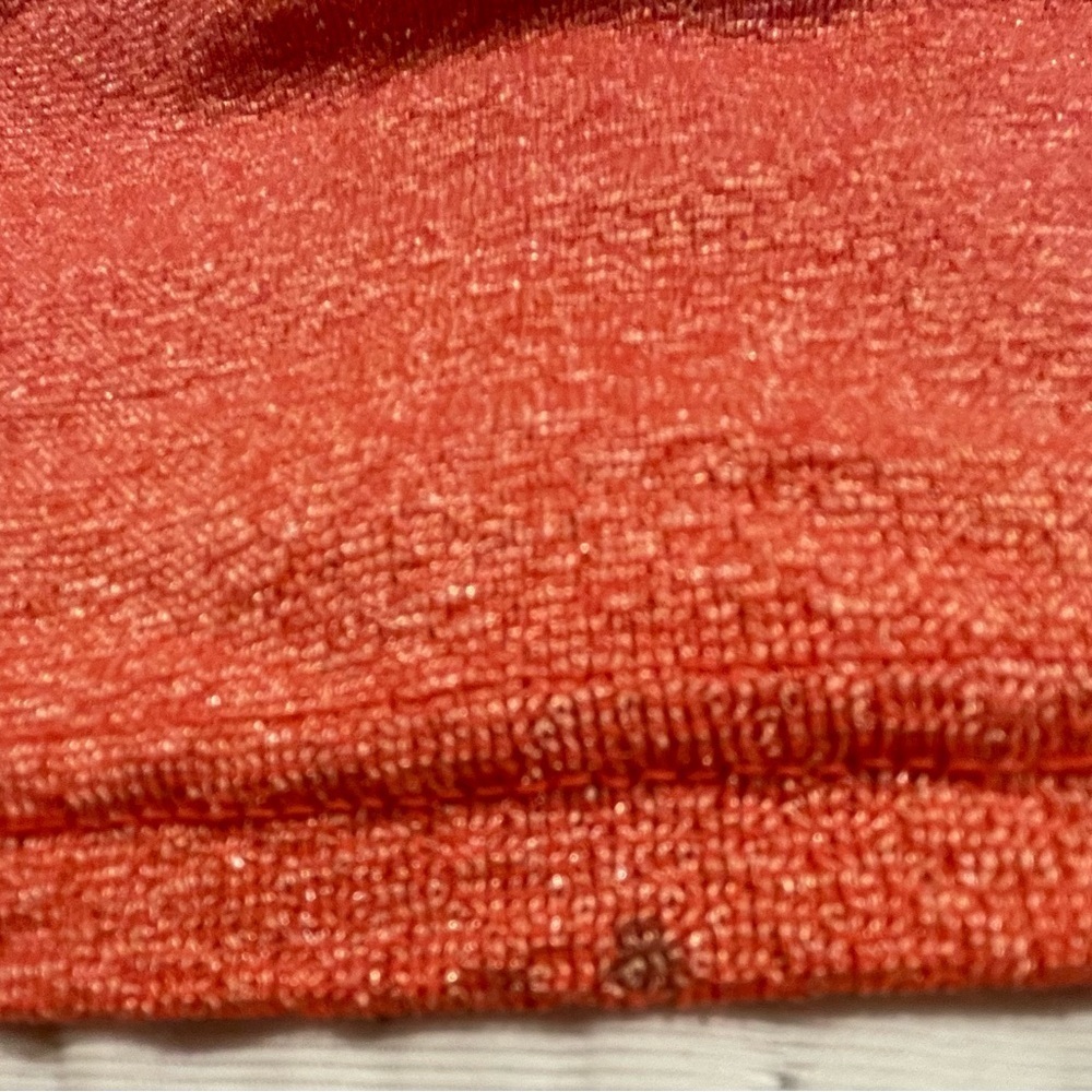 Michael Stars orange stretch glitter tank. One size fits all (most).  LL - Picture 7 of 7